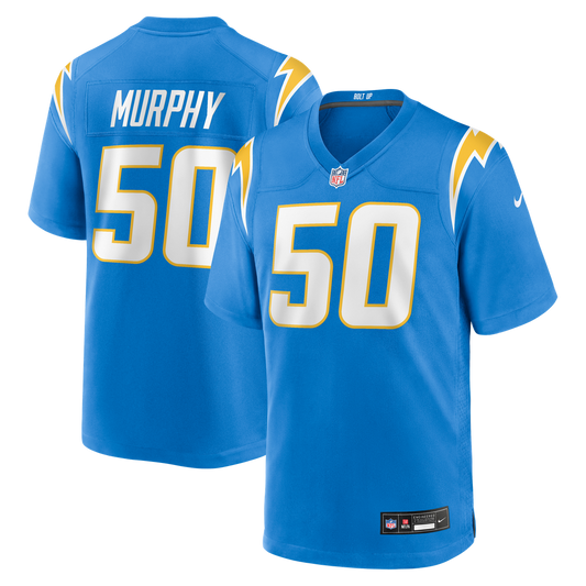 Caleb Murphy Los Angeles Chargers Nike Team Game Jersey -  Powder Blue