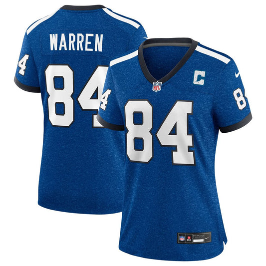 Tyler Warren Indianapolis Colts Women's Alternate 2 Indiana Nights Game Jersey - Heather Royal
