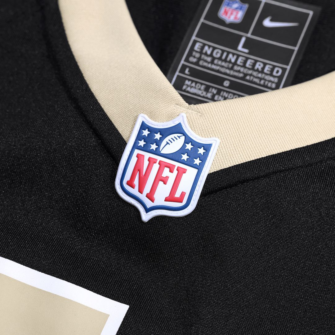 Quincy Riley New Orleans Saints Nike Team Game Jersey -  Black