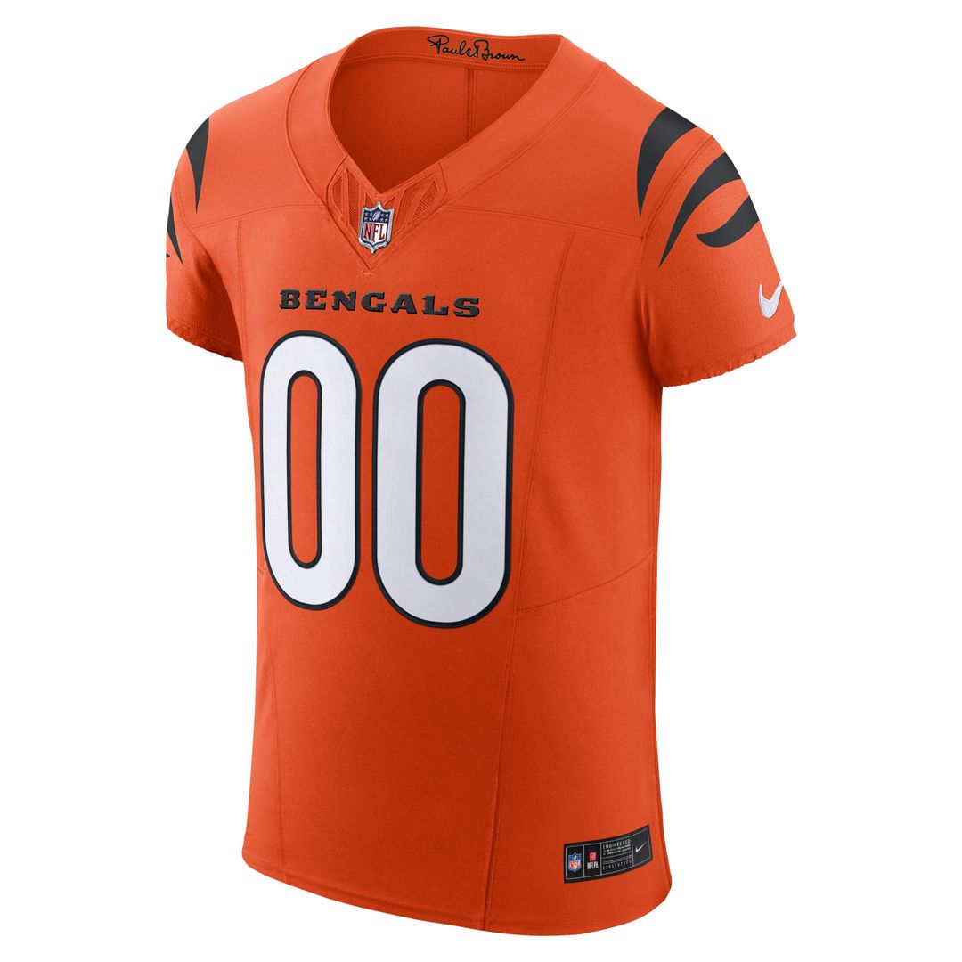 Cincinnati Bengals Nike Alternate Vapor F.U.S.E. Elite Custom Jersey - Men's Orange