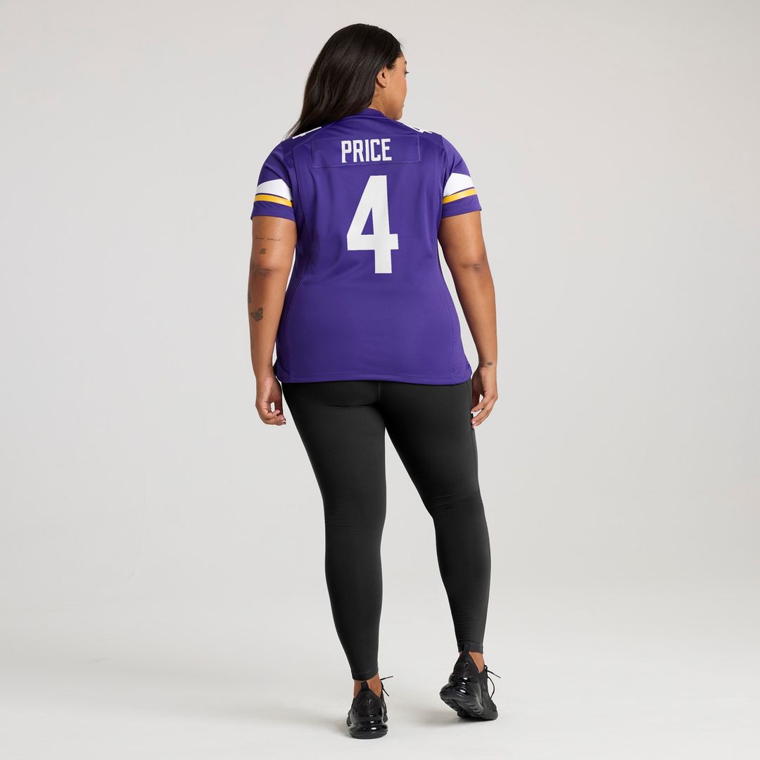 Myles Price Minnesota Vikings Nike Women's Team Game Jersey -  Purple