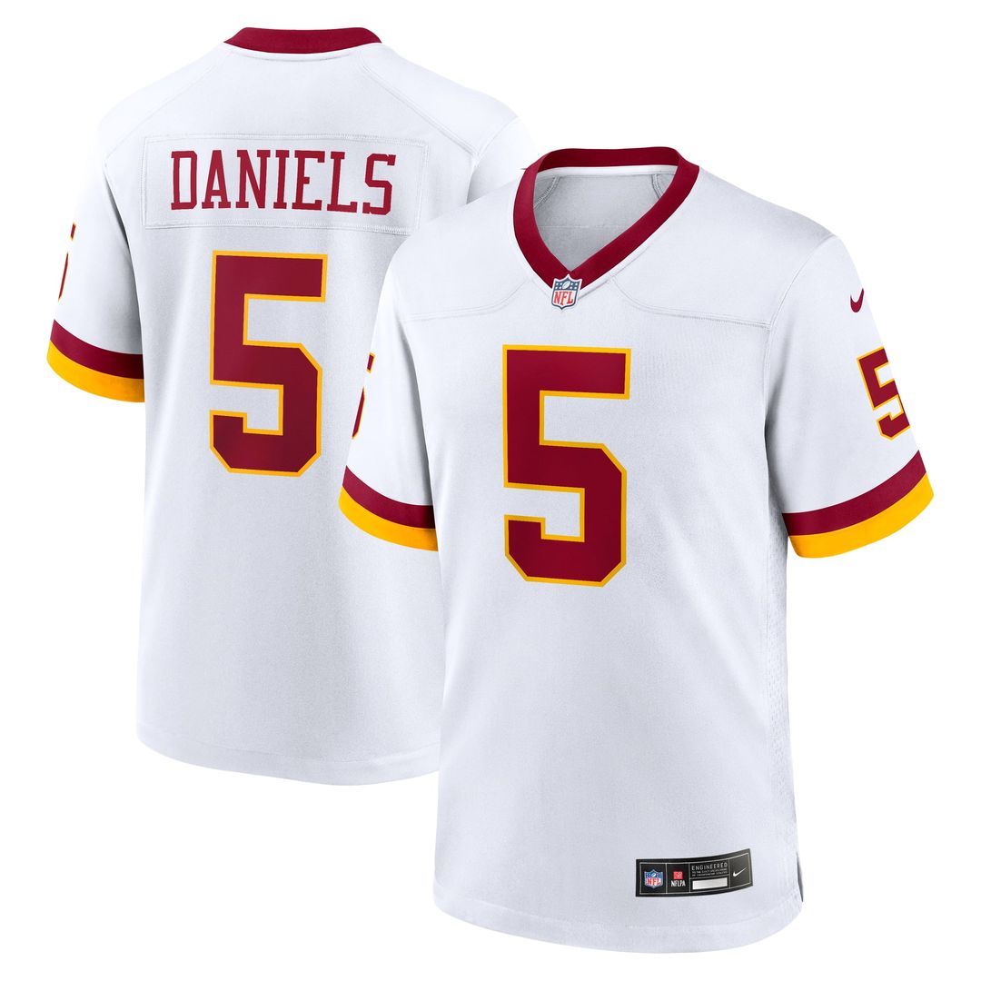 Hail Raiser Jayden Daniels Washington Commanders Alternate Game Jersey - Black