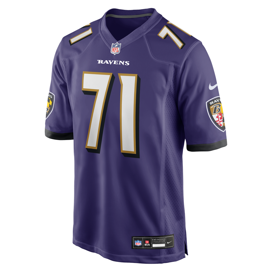 Carson Vinson Baltimore Ravens Nike Team Game Jersey -  Purple
