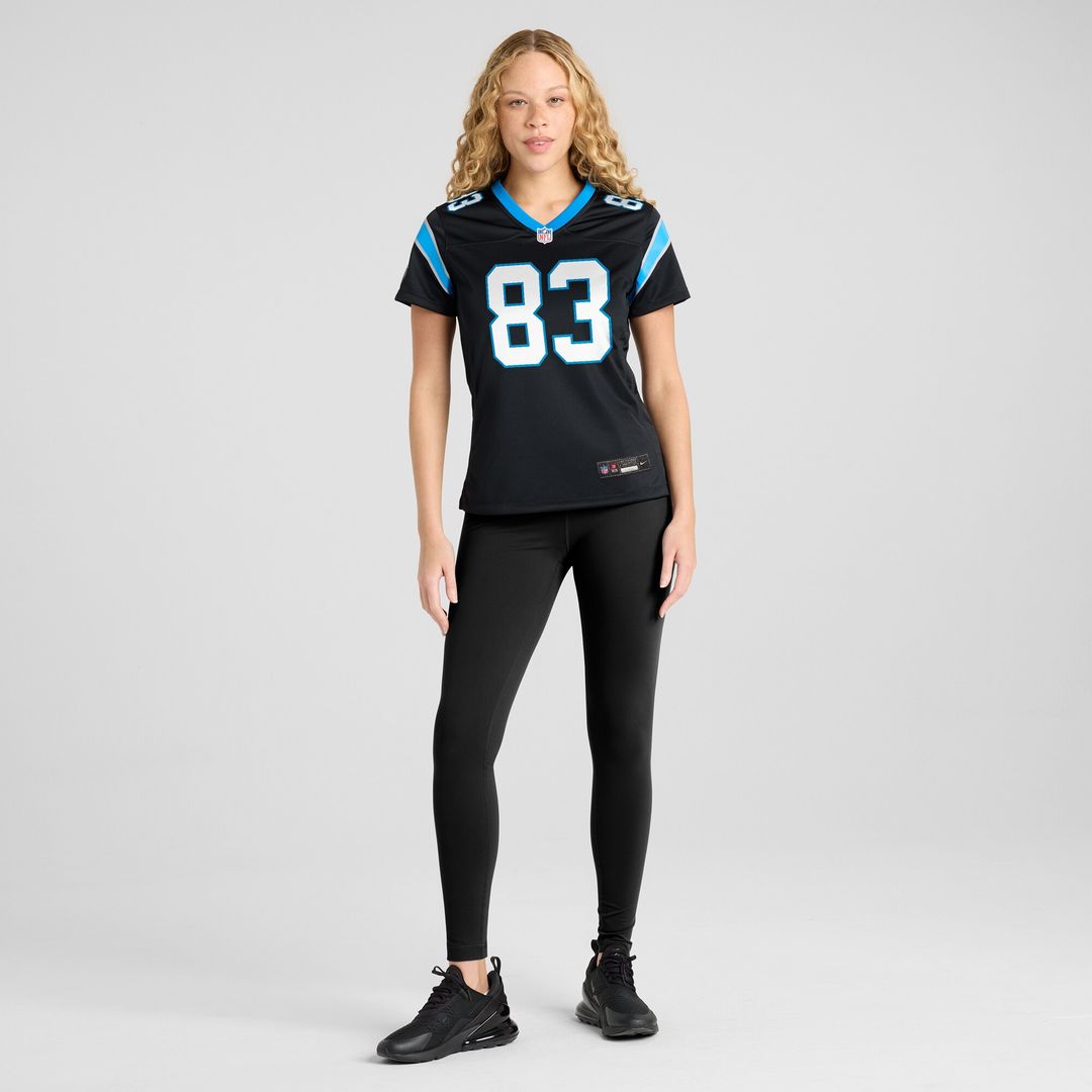 David Moore Carolina Panthers Nike Women's  Game Jersey -  Black