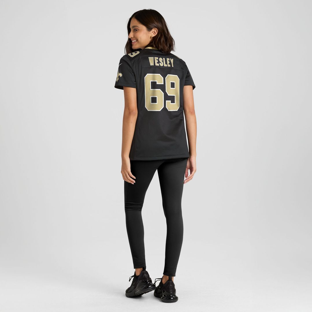 Barry Wesley New Orleans Saints Nike Women's Team Game Jersey -  Black
