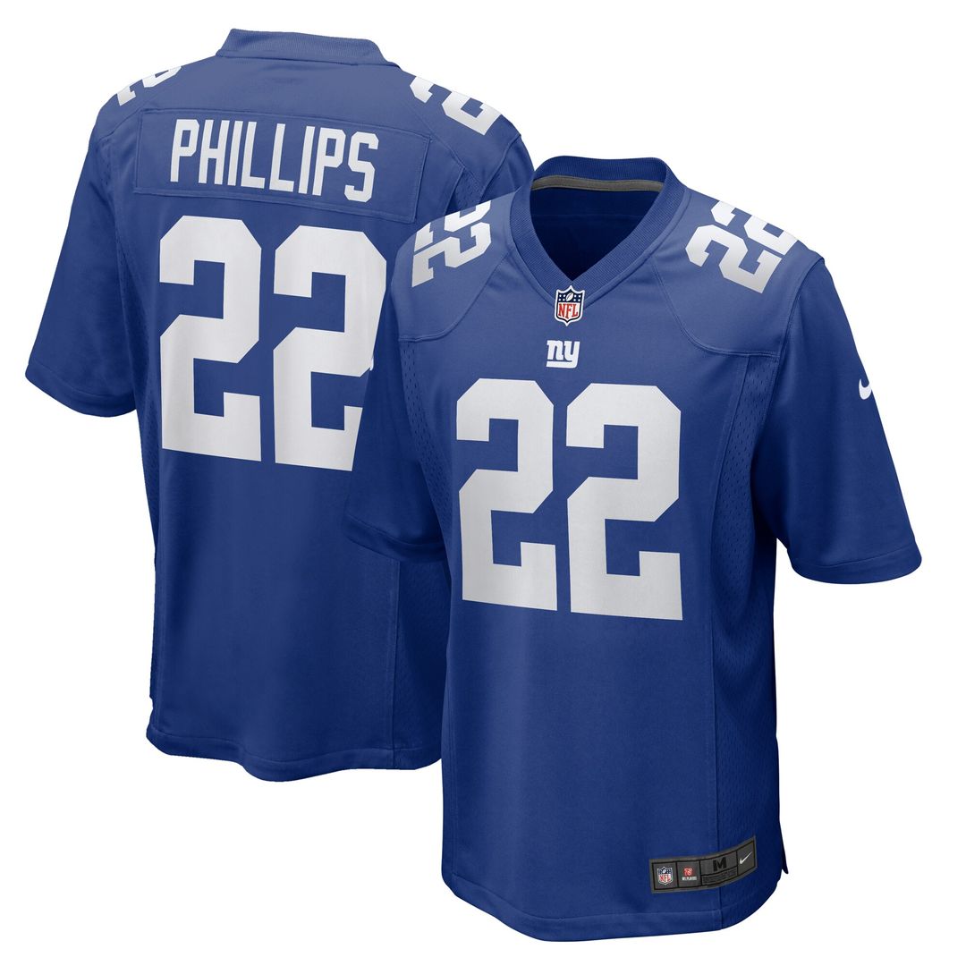 Dru Phillips New York Giants Nike Team Game Jersey -  Royal