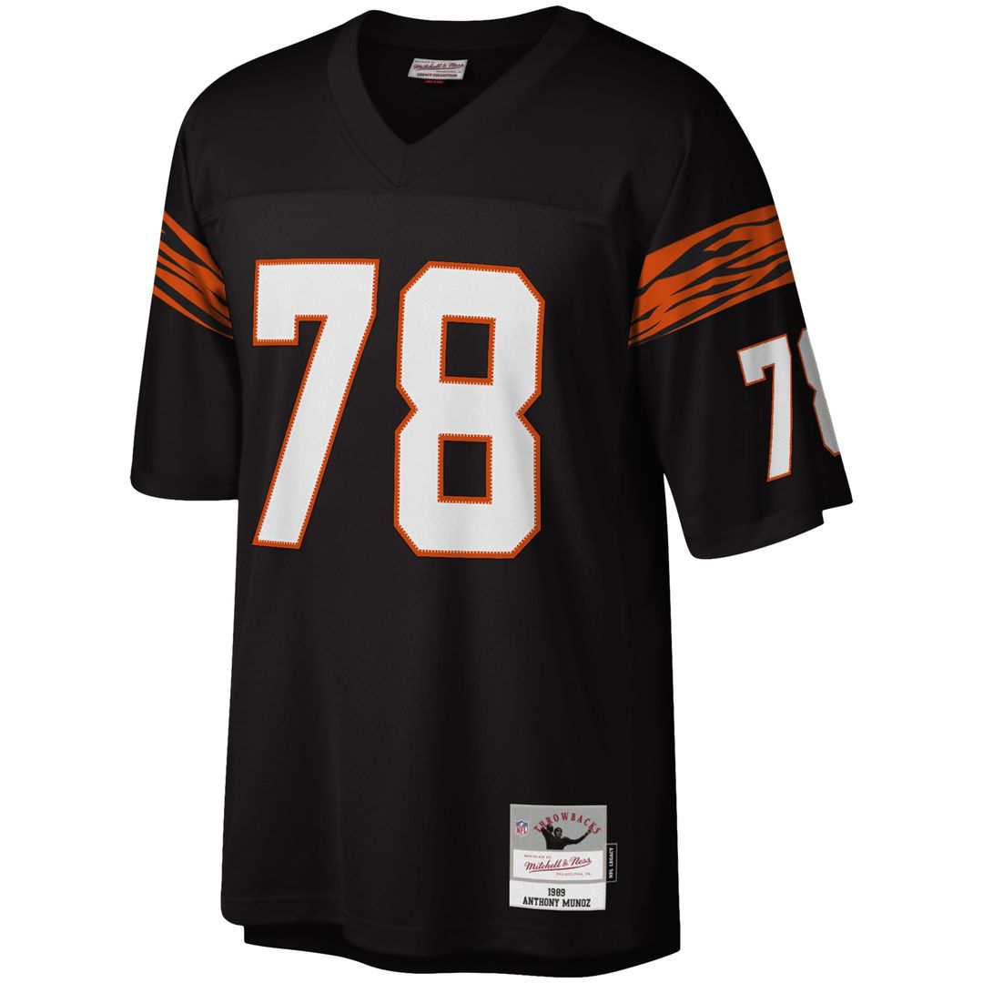Anthony Muñoz Cincinnati Bengals Mitchell & Ness Legacy Replica Jersey - Black