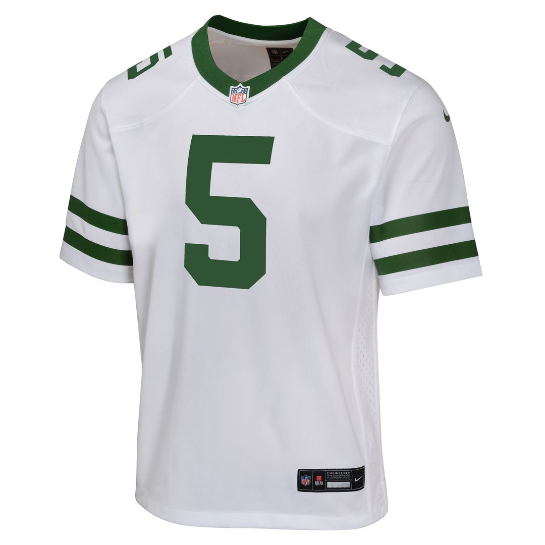 Garrett Wilson New York Jets Nike Youth Game Jersey - Green
