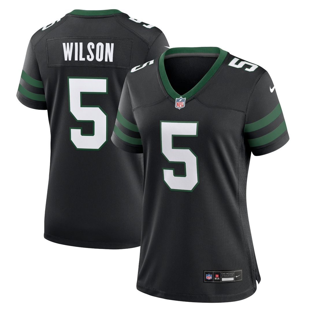 Garrett Wilson New York Jets Women's Game Jersey - Legacy Green