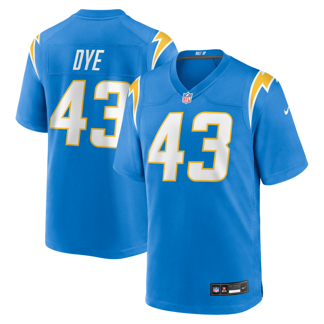 Troy Dye Los Angeles Chargers Nike  Game Jersey -  Powder Blue