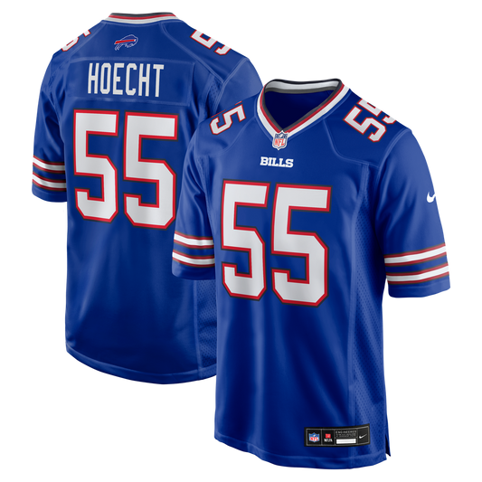 Michael Hoecht Buffalo Bills Nike Team Game Jersey -  Royal
