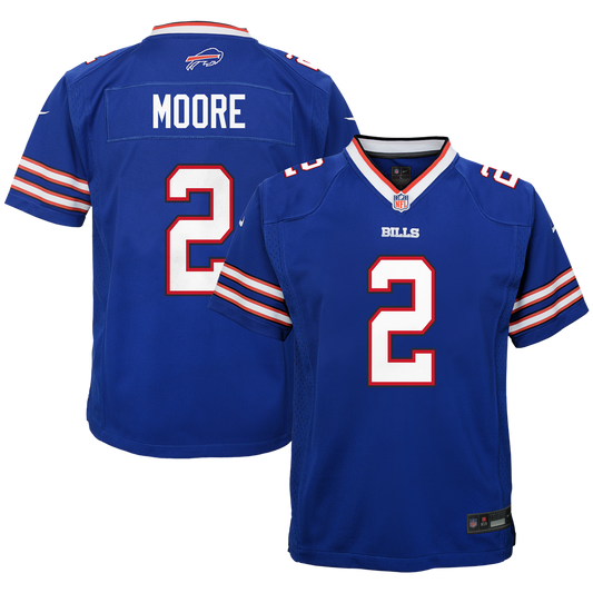 D.J. Moore Buffalo Bills Nike Youth Game Jersey - Blue