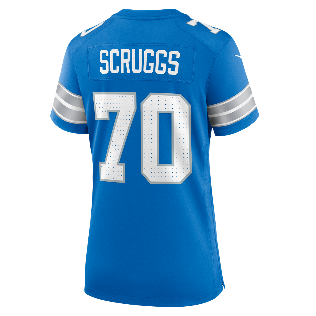 Juice Scruggs Detroit Lions Nike Women's Team Game Jersey -  Blue