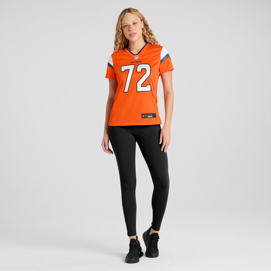 Garett Bolles Denver Broncos Nike Women's Team Game Jersey -  Orange