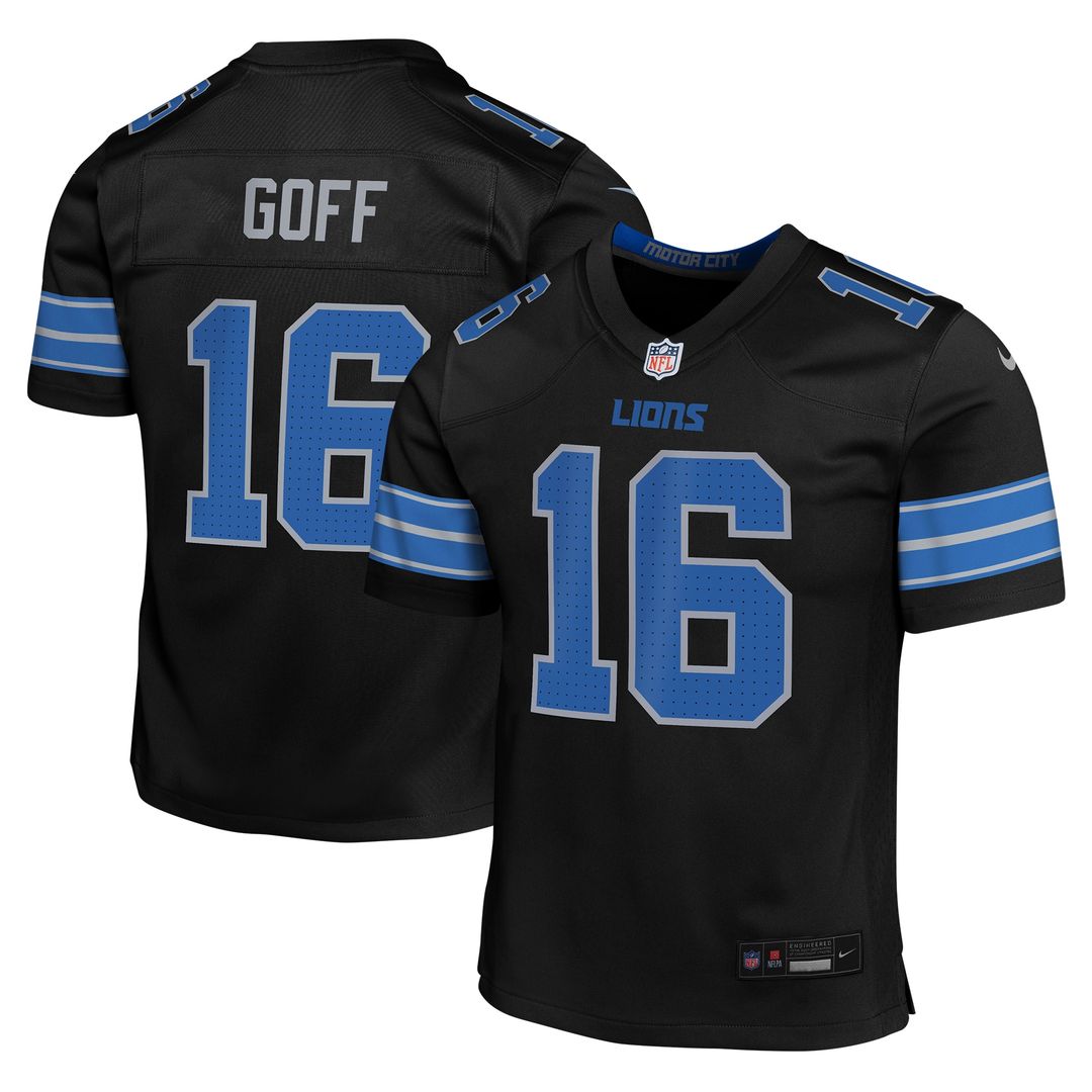 Jared Goff Detroit Lions Nike Youth Game Jersey - Blue