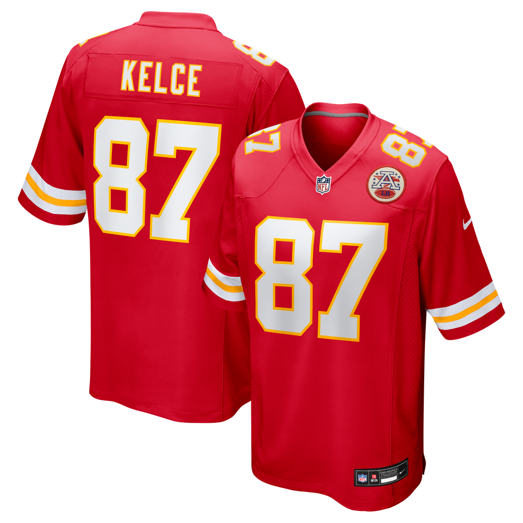 Travis Kelce Kansas City Chiefs Nike Game Jersey - Red