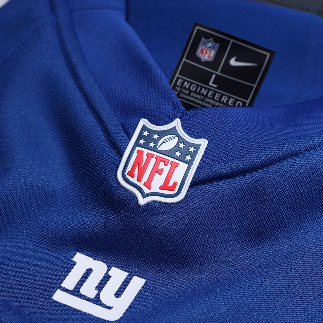 Jaxson Dart New York Giants Nike Team Game Jersey - Royal