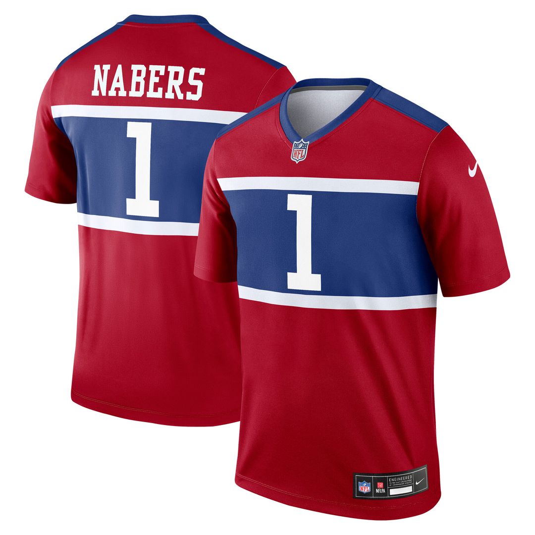 Malik Nabers New York Giants Nike Legend Player Performance Top - Red