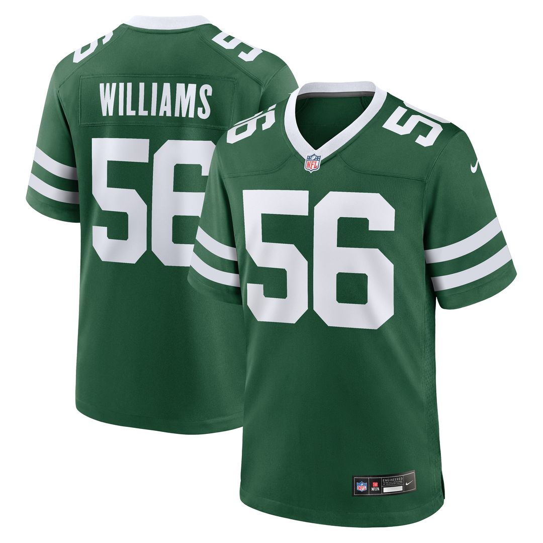 Quincy Williams New York Jets Nike Game Jersey - Legacy White