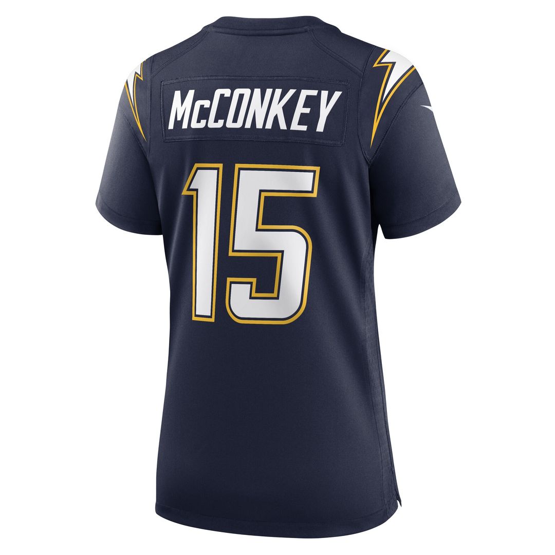 Ladd McConkey Los Angeles Chargers Nike Women's  Game Jersey -  Powder Blue