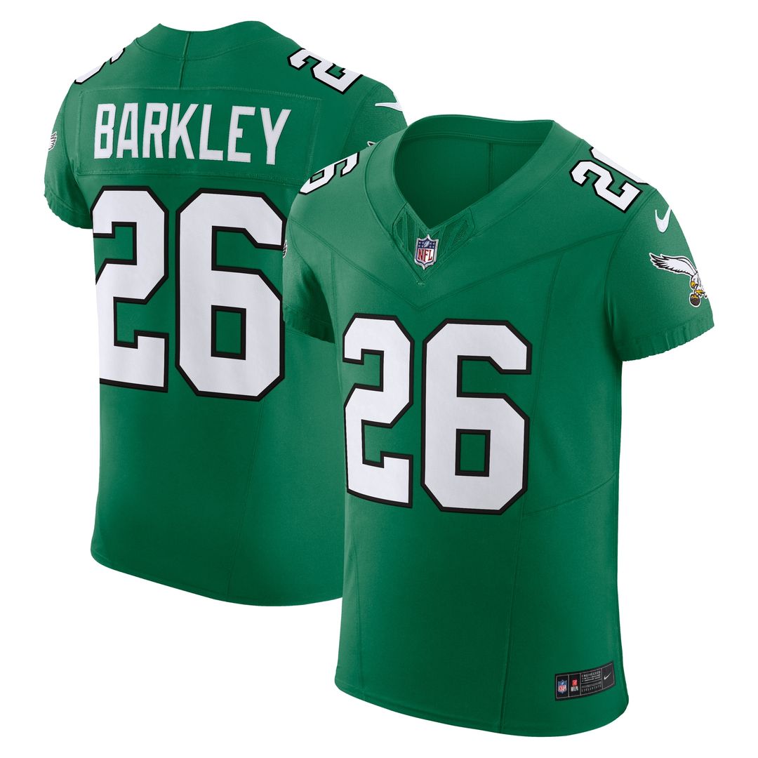 Saquon Barkley Philadelphia Eagles Nike Alternate  Vapor F.U.S.E. Elite Jersey - Black
