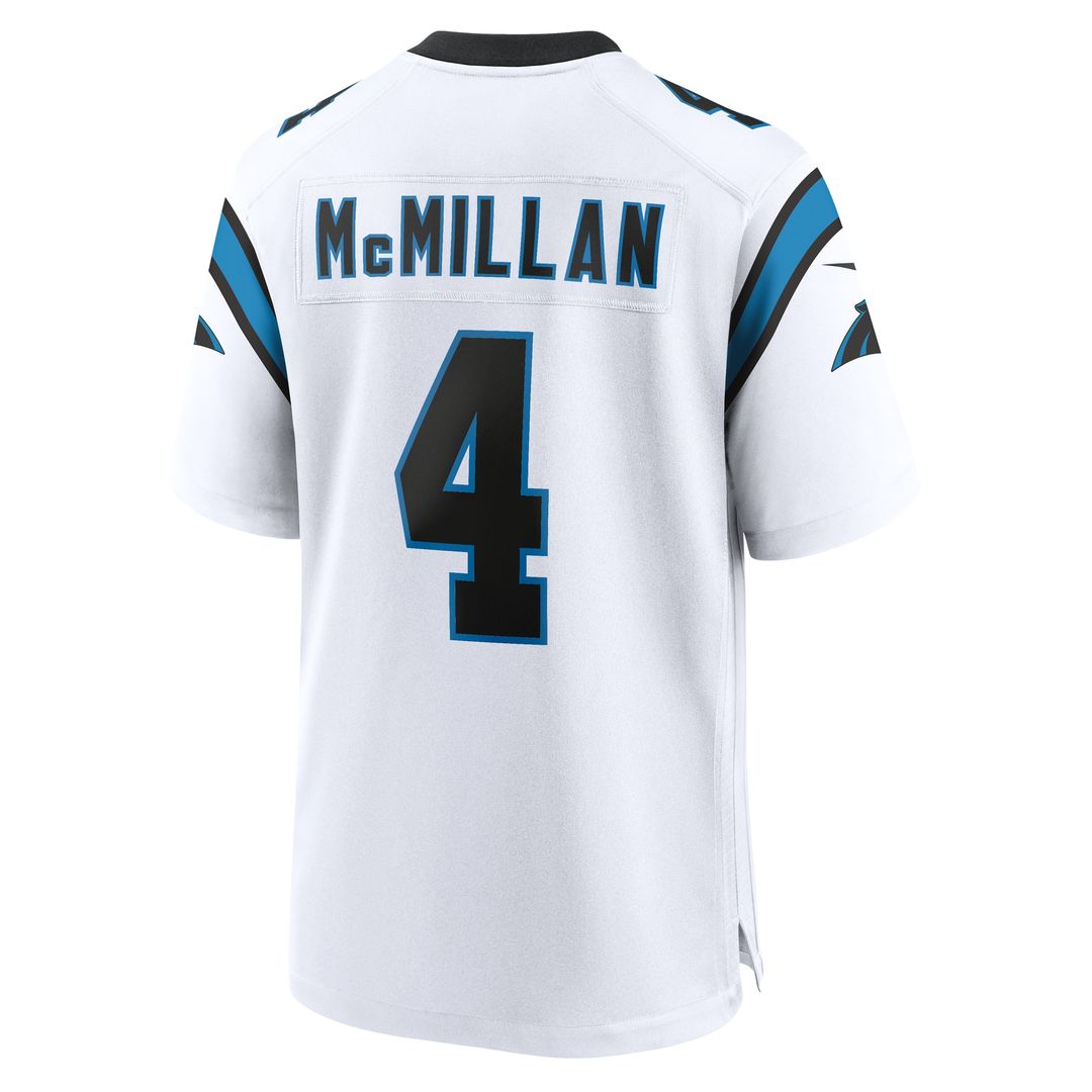 Tetairoa McMillan Carolina Panthers Nike Team Game Jersey - Black