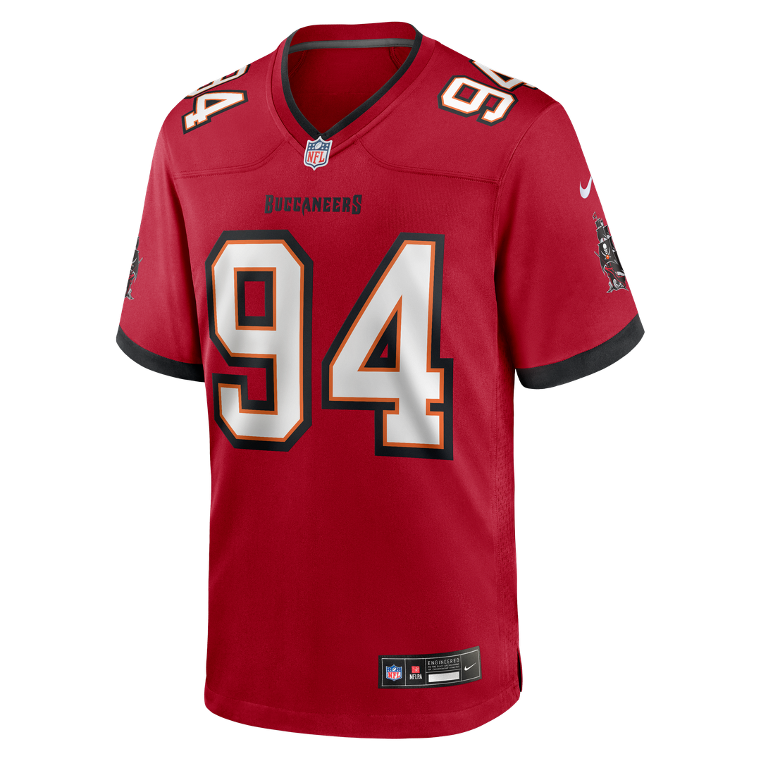 Calijah Kancey Tampa Bay Buccaneers Nike  Game Jersey - Red