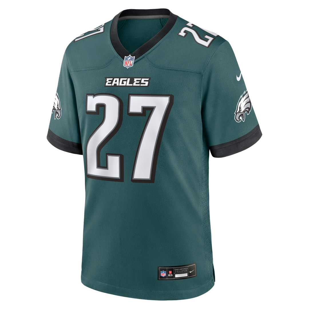 Quinyon Mitchell Philadelphia Eagles Nike Team Game Jersey -  Midnight Green