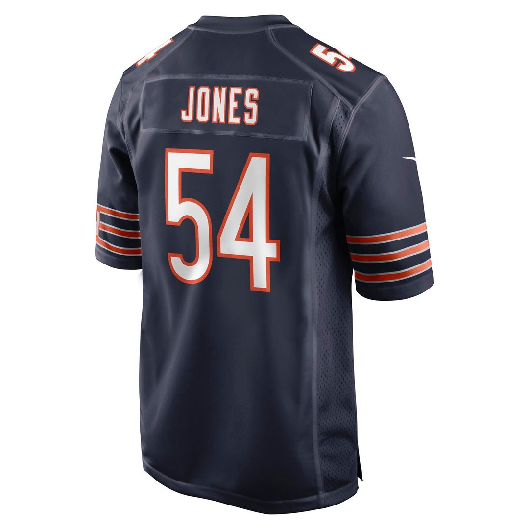 Logan Jones Chicago Bears Nike Team Game Jersey - Navy