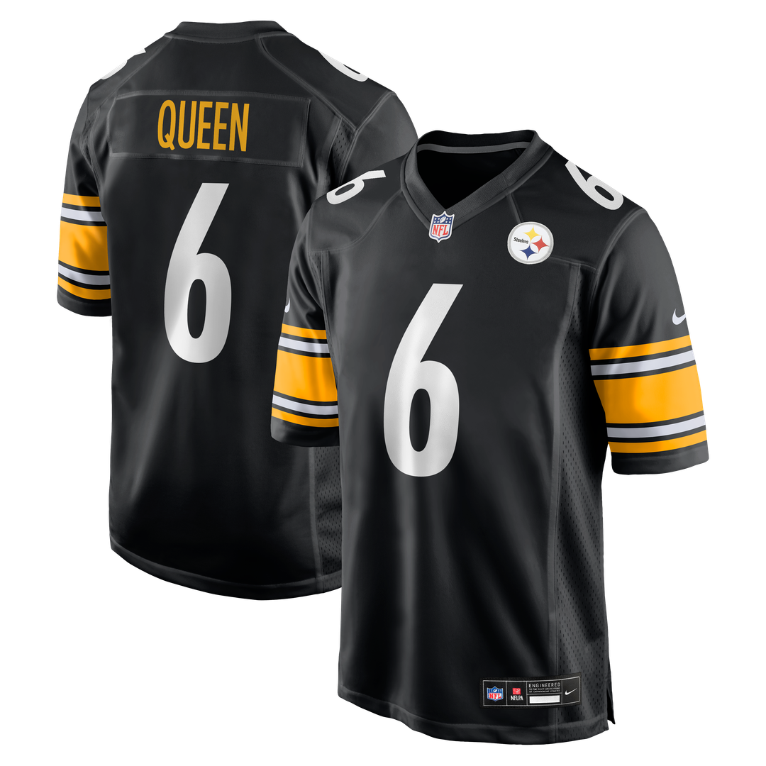 Patrick Queen Pittsburgh Steelers Nike Game Player Jersey - Black