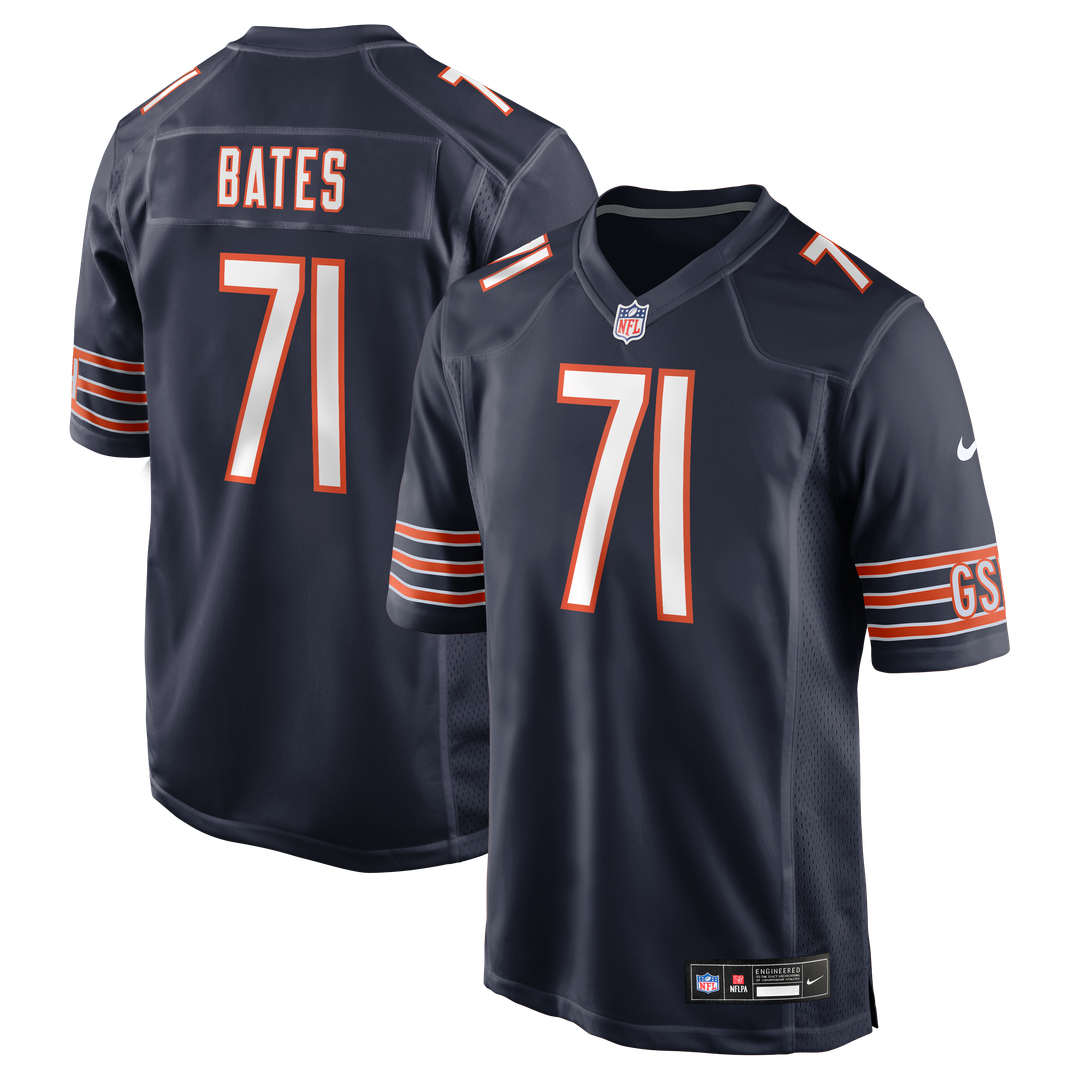Ryan Bates Chicago Bears Nike  Game Jersey -  Navy
