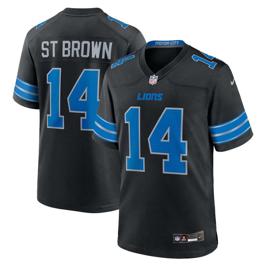 Amon-Ra St. Brown Detroit Lions Nike Game Jersey - Blue