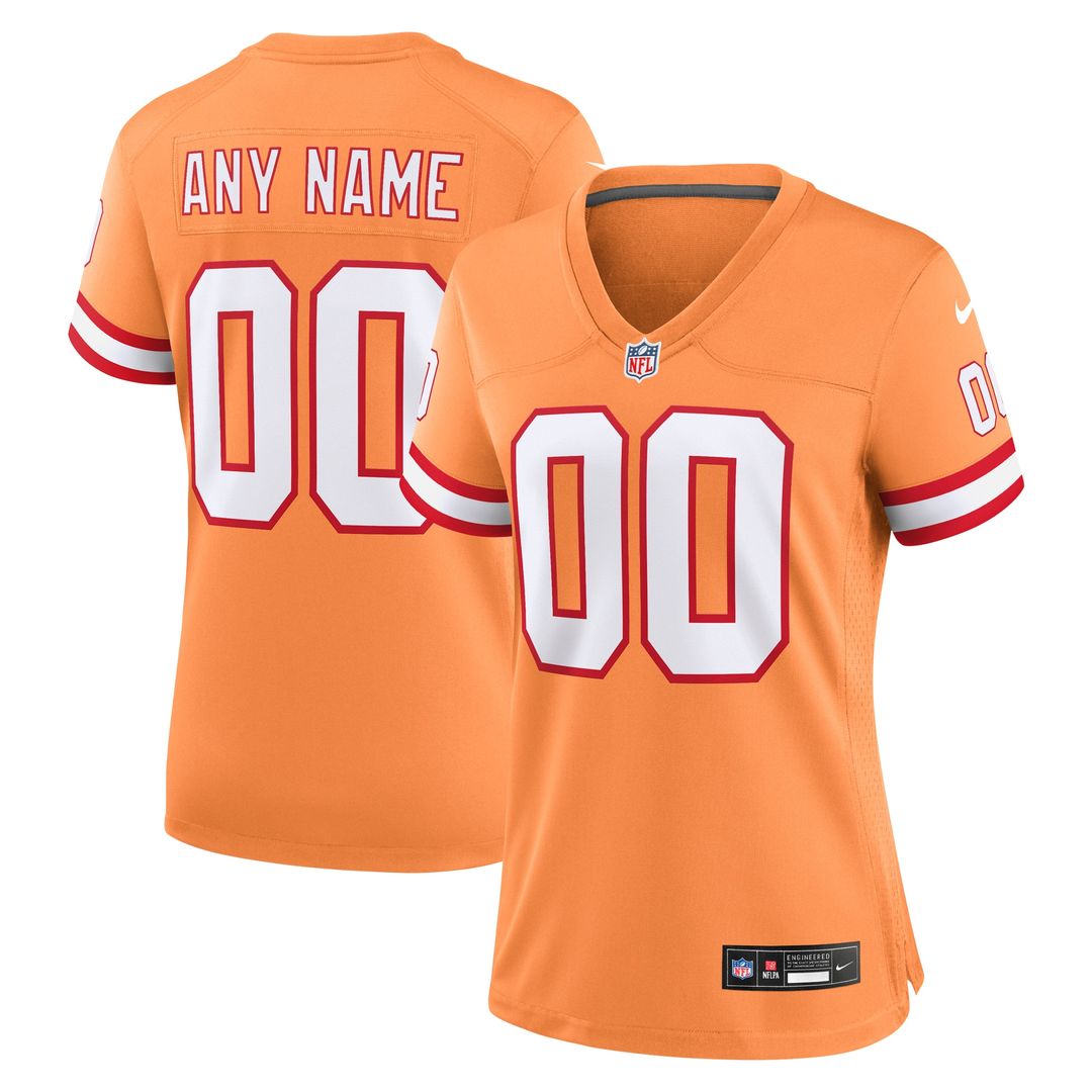 Tampa Bay Buccaneers Nike Women's Alternate Custom Game Jersey - Pewter