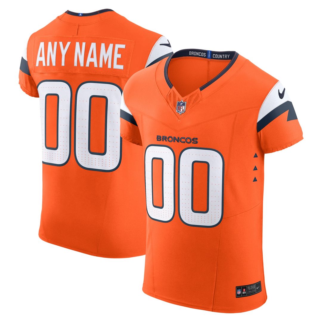 Denver Broncos Nike Alternate Vapor F.U.S.E. Elite Custom Jersey - Navy