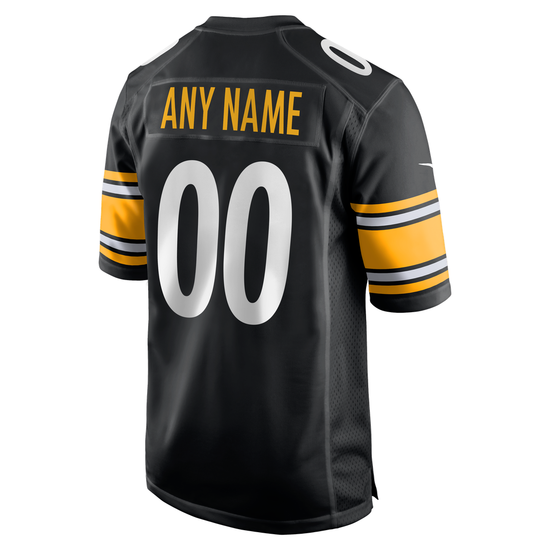 Pittsburgh Steelers Nike Custom Game Jersey - Black