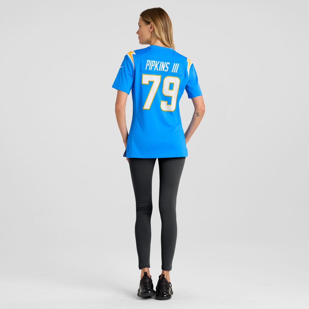 Trey Pipkins III Los Angeles Chargers Nike Women's Game Jersey - Powder Blue