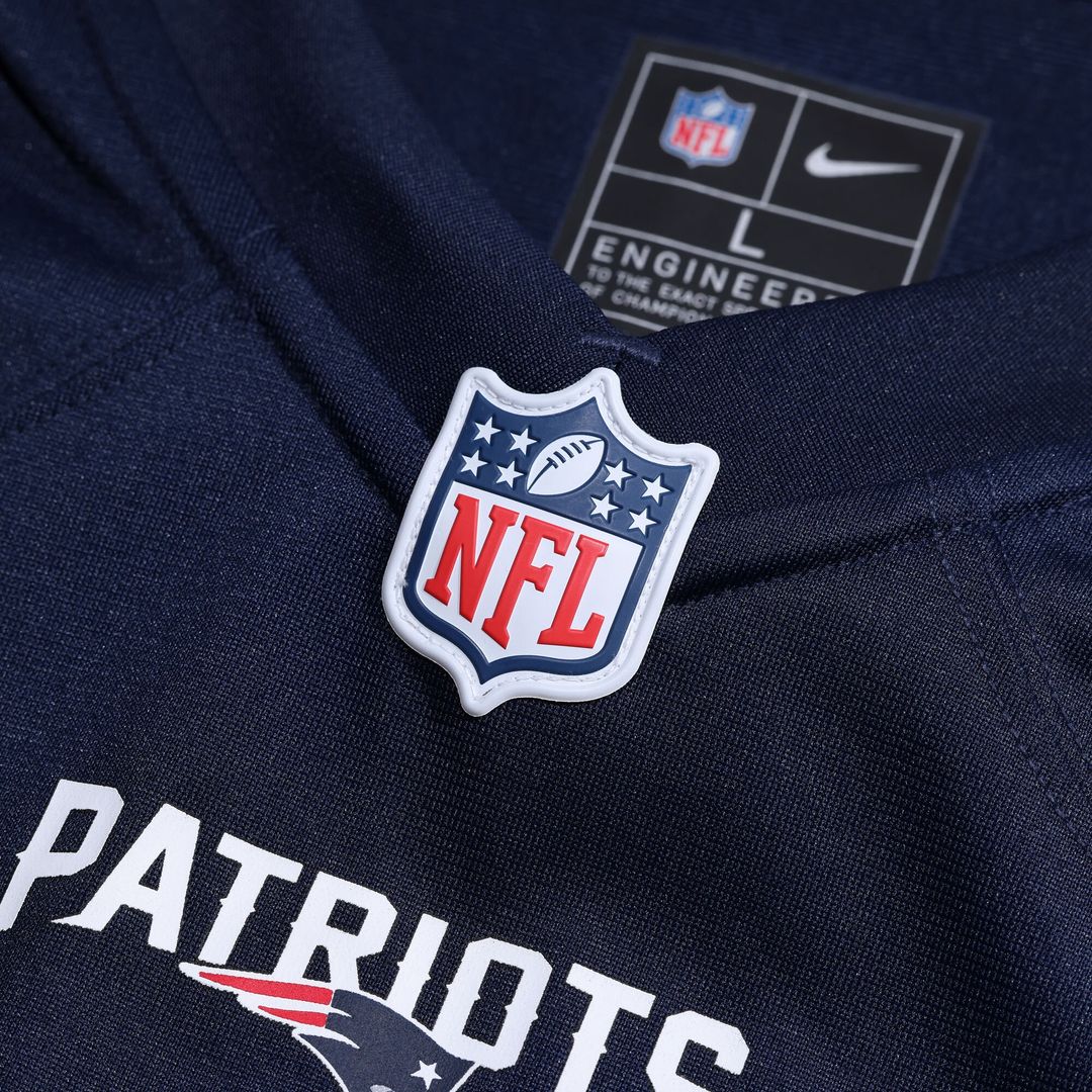 Morgan Moses New England Patriots Nike Team Game Jersey -  Navy