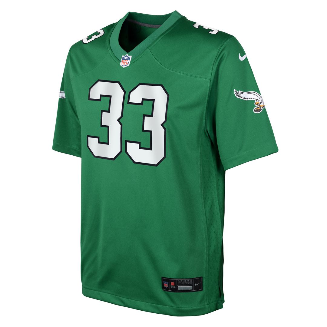 Cooper DeJean Philadelphia Eagles Nike Youth Game Player Jersey - Midnight Green