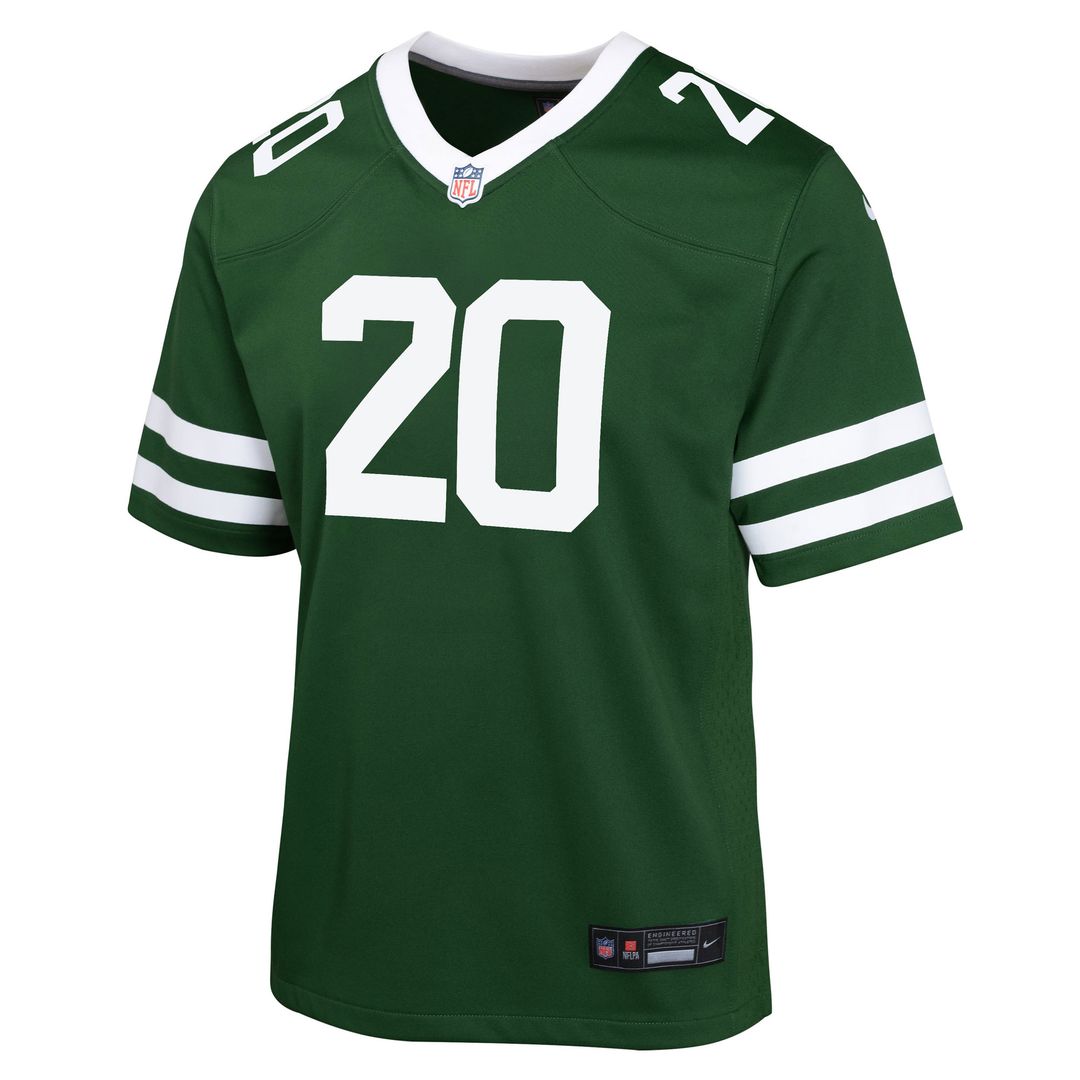 Breece Hall New York Jets Nike Youth Game Jersey - Black