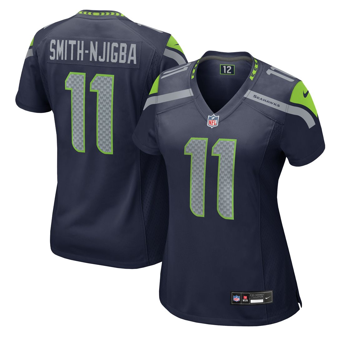 Jaxon Smith-Njigba Seattle Seahawks Nike Women's Throwback Player Game Jersey - Royal