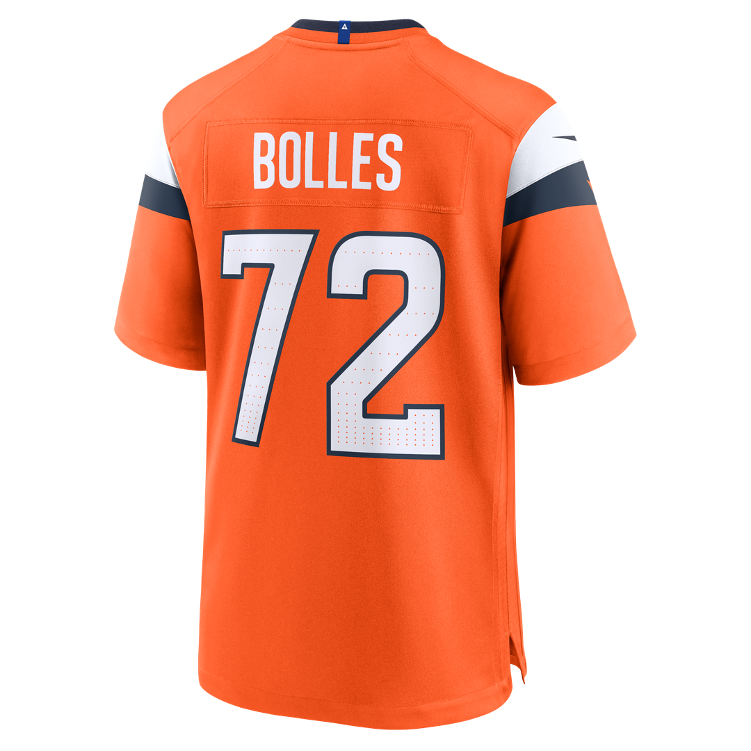 Garett Bolles Denver Broncos Nike Team Game Jersey -  Orange