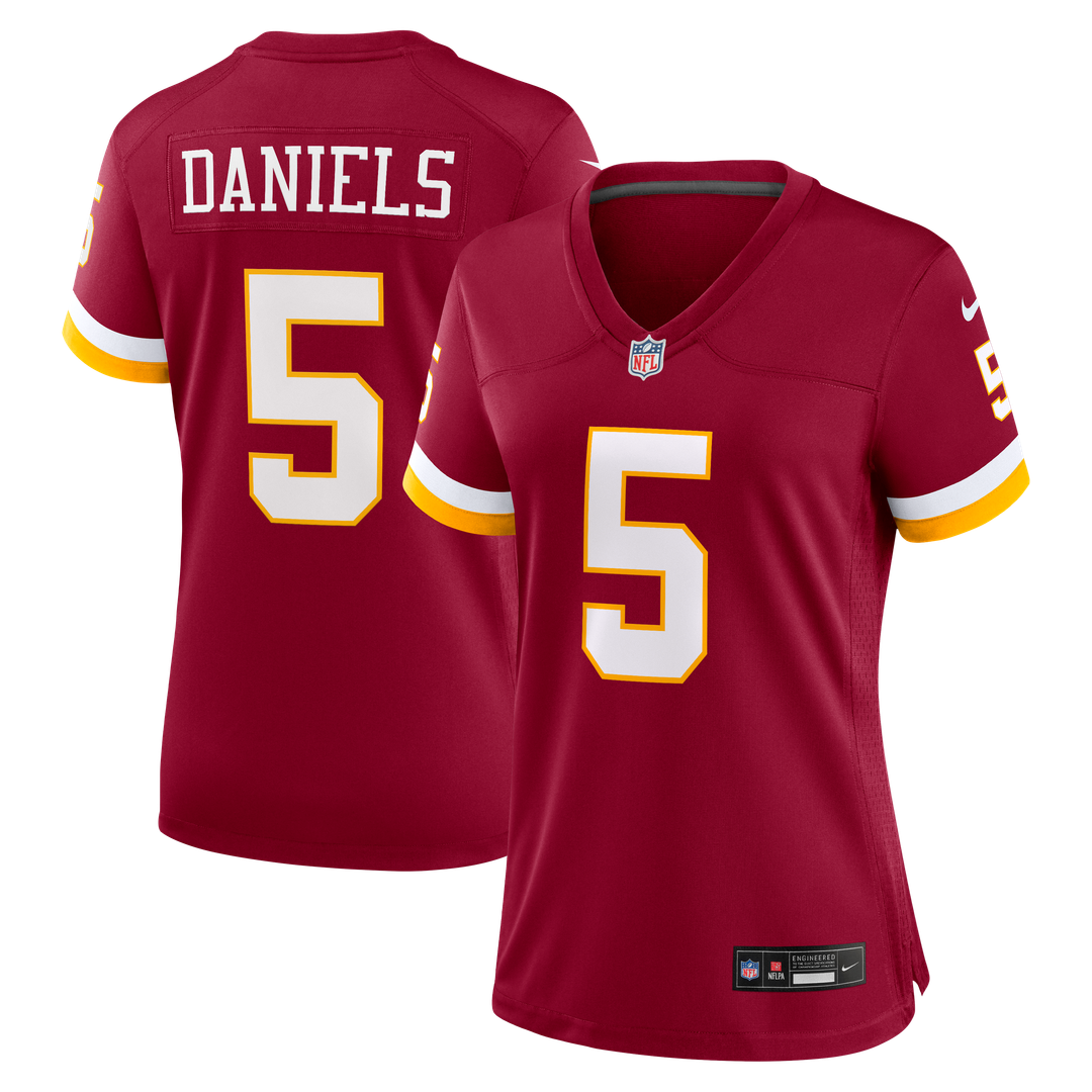 Jayden Daniels Washington Commanders Nike Women's Game Super Bowl Era Jersey - White
