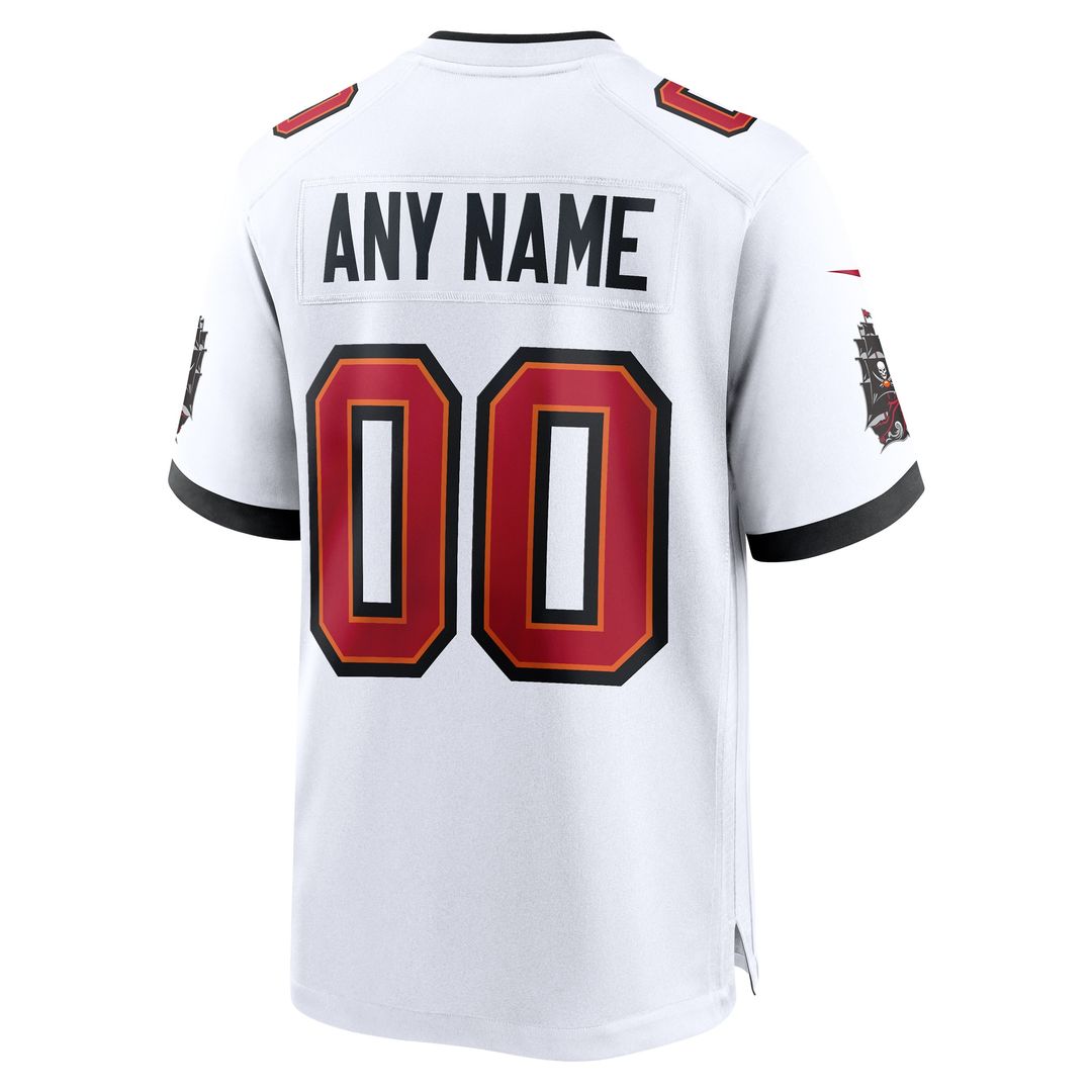 Men's Nike White Tampa Bay Buccaneers  White Custom Game Jersey