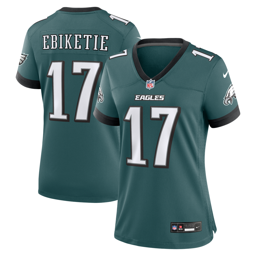 Arnold Ebiketie Philadelphia Eagles Nike Women's Team Game Jersey -  Midnight Green