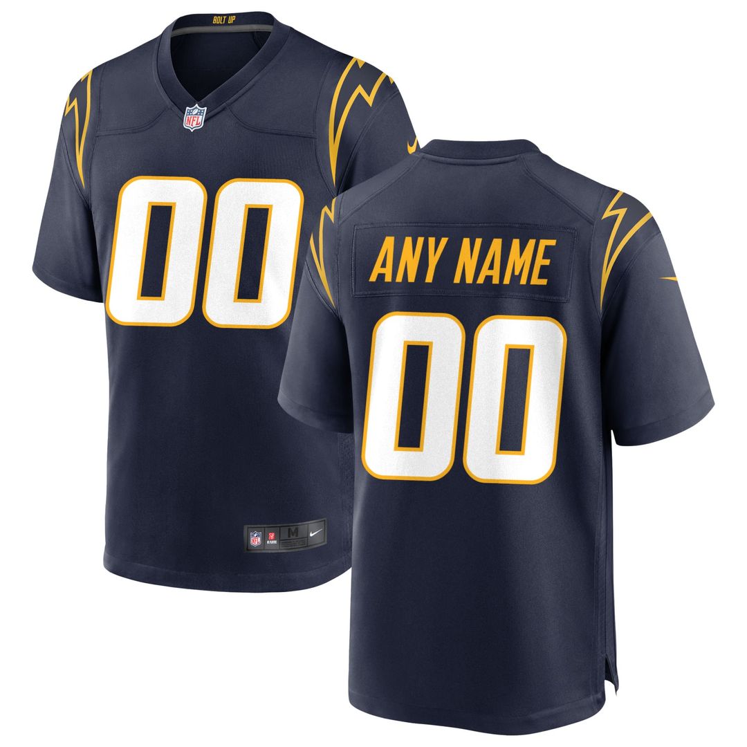 Los Angeles Chargers Nike Alternate Custom Game Jersey - Royal