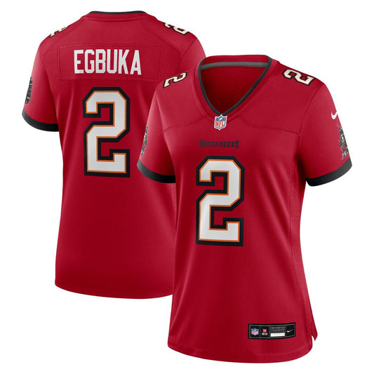 Emeka Egbuka  Tampa Bay Buccaneers Nike Women's Team  Game Jersey - Red