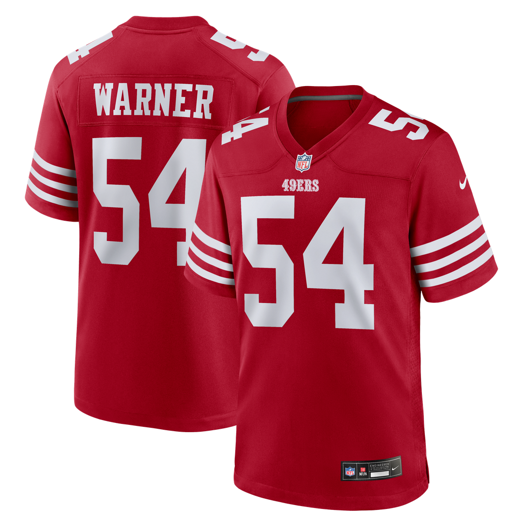 Fred Warner San Francisco 49ers Nike Team Game Player Jersey - White