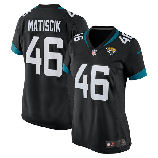 Ross Matiscik Jacksonville Jaguars Women's Game Jersey - Black