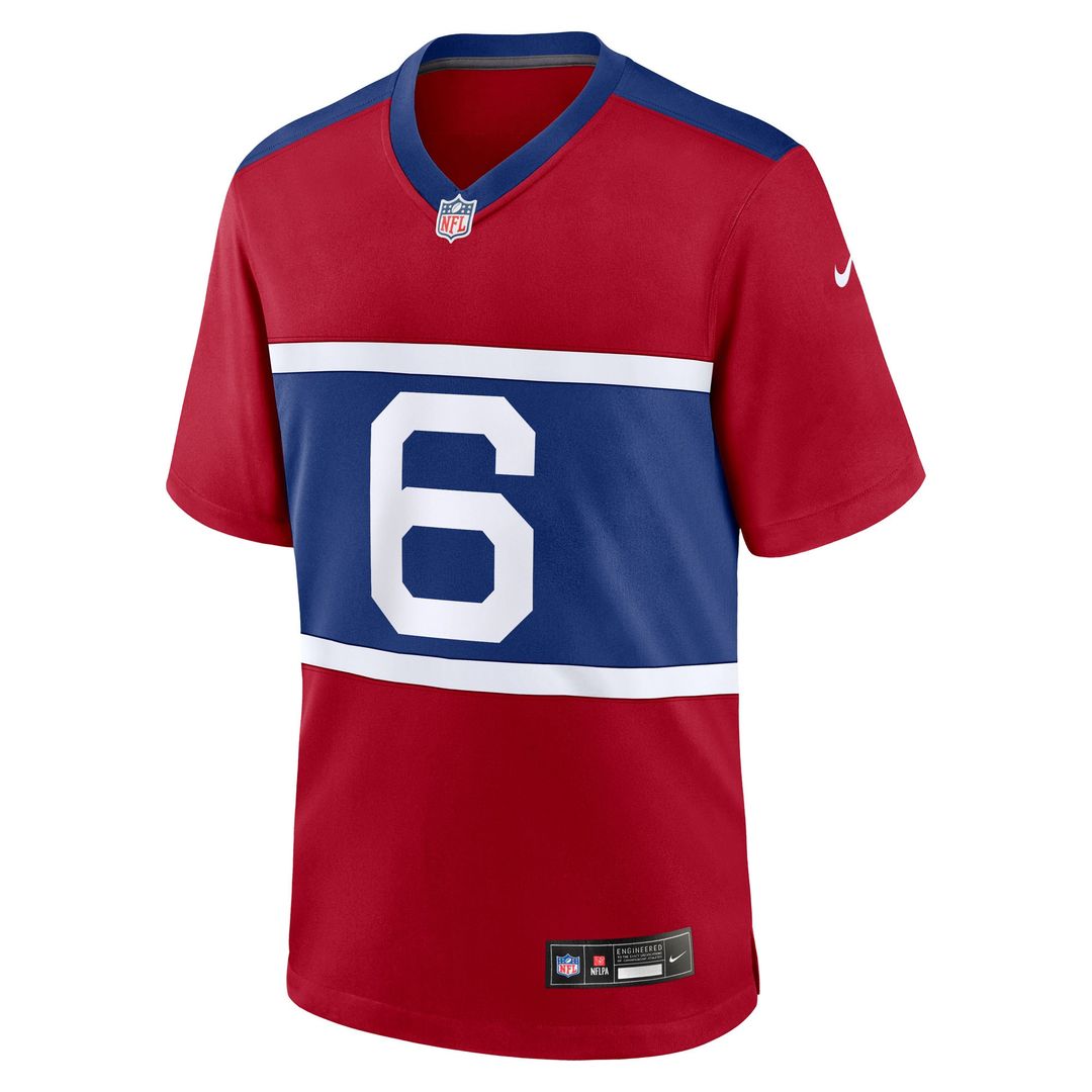 Jaxson Dart New York Giants Nike  Game Jersey - White