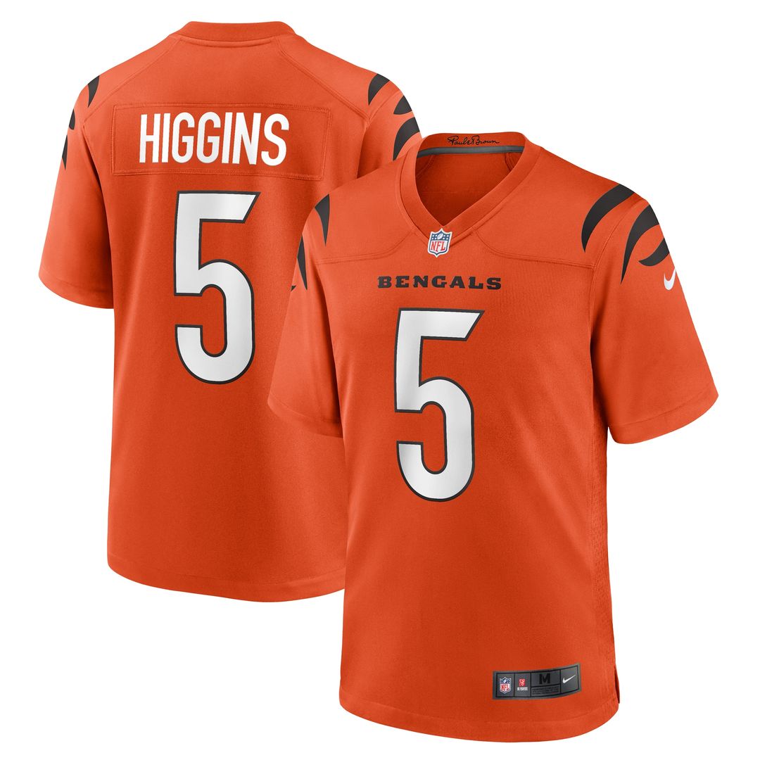 Tee Higgins Cincinnati Bengals Nike Game Player Jersey - Black